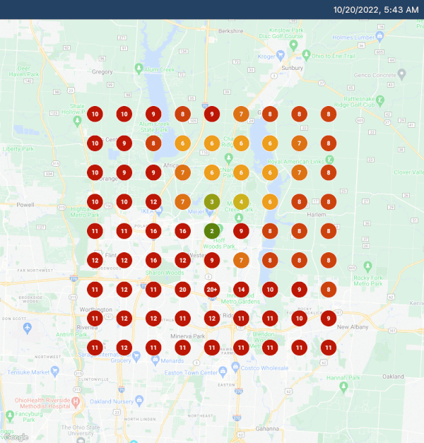 Google Maps case study visibility 7 to 100 percent visibility 600px